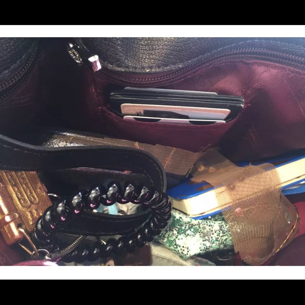 Longchamp Python Lmtd Leather Metallic Brown Copp… - image 6